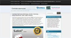 Desktop Screenshot of centrale-alarmowe.com.pl