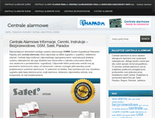Tablet Screenshot of centrale-alarmowe.com.pl
